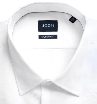 JOOP! Hemd Martello 30024309/100 Modern Fit, Baumwolle, Weiß 2 JOOP! Hemd Martello 30024309/100 Modern Fit, Baumwolle, Weiß – Bild 2