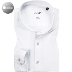 JOOP! Hemd Pajos-N 30022862/100 Slim Fit, Jersey, Weiß