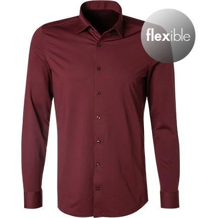 OLYMP No. Six Super Slim 2512/64/37 Hemd, Super Slim Fit, Jersey geruchshemmend, Bordeaux 2 OLYMP No. Six Super Slim 2512/64/37 Hemd, Super Slim Fit, Jersey geruchshemmend, Bordeaux – Bild 2