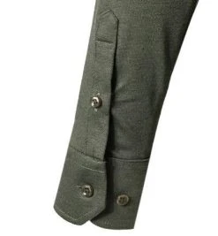 DESOTO Hemd New Hai 97007-3/604 Jersey, Olivgrün meliert, Oliv -hemdenverkauf 354437 norm3