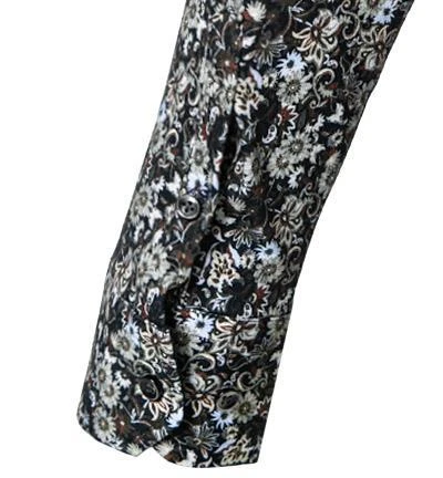 DESOTO Hemd New Hai 37407-3/622 Jersey, Marine-grün gemustert, Marine-grün 4 DESOTO Hemd New Hai 37407-3/622 Jersey, Marine-grün gemustert, Marine-grün – Bild 4