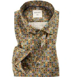 Haupt Hemd 7052027251/40804 Regular Fit, Baumwolle, Multicolour gemustert, Multicolour
