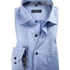 ETERNA Hemd 3680/E95K/10 Comfort Fit, Baumwolle, Hellblau meliert, Hellblau-weiß