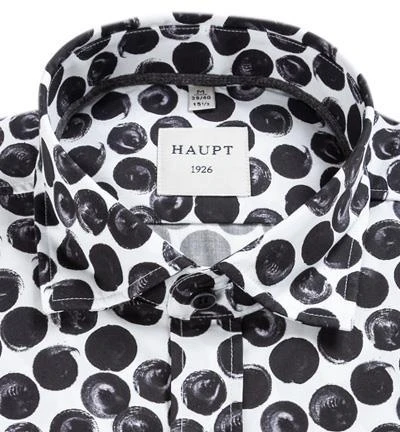 Haupt Hemd 7052027245/40905 Regular Fit, Baumwolle, Dunkelgrau-weiß gemustert, Dunkelgrau 2 Haupt Hemd 7052027245/40905 Regular Fit, Baumwolle, Dunkelgrau-weiß gemustert, Dunkelgrau – Bild 2