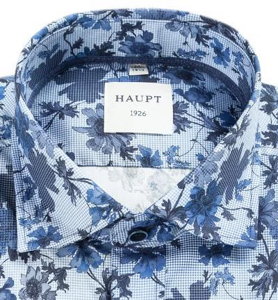 Haupt Hemd 7052027255/40701 Regular Fit, Baumwolle, Blau gemustert, Blau 2 Haupt Hemd 7052027255/40701 Regular Fit, Baumwolle, Blau gemustert, Blau – Bild 2