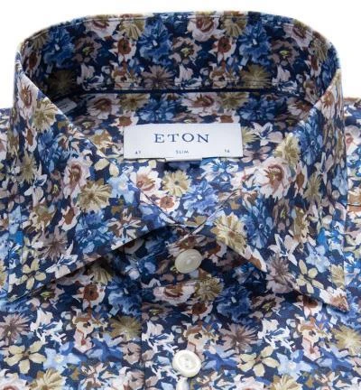 ETON Hemd 1000/01277/27 Slim Fit, Baumwolle, Multicolour gemustert, Multicolor 2 ETON Hemd 1000/01277/27 Slim Fit, Baumwolle, Multicolour gemustert, Multicolor – Bild 2