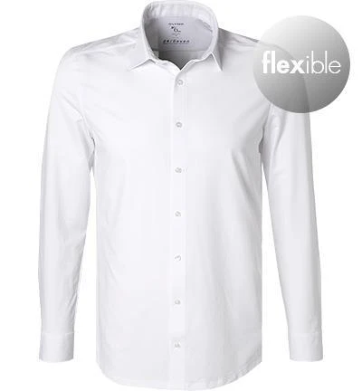 OLYMP No. Six Super Slim 2512/64/00 Hemd, Super Slim Fit, Jersey geruchshemmend, Weiß 2 OLYMP No. Six Super Slim 2512/64/00 Hemd, Super Slim Fit, Jersey geruchshemmend, Weiß – Bild 2