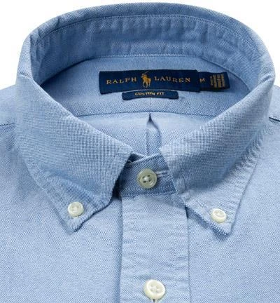 Polo Ralph Lauren Hemd 710792041/002 Custom Fit, Oxford, Blau meliert, Blau 2 Polo Ralph Lauren Hemd 710792041/002 Custom Fit, Oxford, Blau meliert, Blau – Bild 2