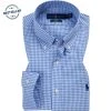 Polo Ralph Lauren Hemd 710705269/001 Slim Fit, Baumwolle, Blau-weiß kariert, Blau-weiß (001)