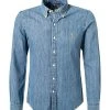 Polo Ralph Lauren Hemd 710548539/001 Jeanshemd, Slim Fit, Baumwolle, Mittelblau, Dunkelblau