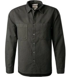 CROSSLEY Hemd Suret114/846 Baumwolle, Dunkelgrün gemustert, Dunkelgrün