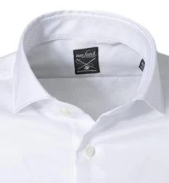 van Laack Hemd Slim Fit 132241/MYLO-SFN/007 Twill, Bleu meliert, Weiß-navy -hemdenverkauf 357535 norm2