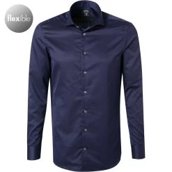 van Laack Hemd Slim Fit 132241/MYLO-SFN/790 Twill, Navy