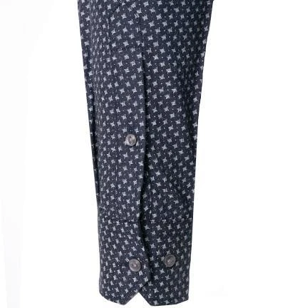 Pierre Cardin Hemd 05892/000/27359/9041 Modern Fit, Baumwolle, Blau gemustert, Blau 4 Pierre Cardin Hemd 05892/000/27359/9041 Modern Fit, Baumwolle, Blau gemustert, Blau – Bild 4