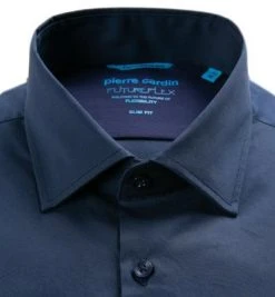 Pierre Cardin Hemd 01603/000/25801/9031 Slim Fit, Popeline, Dunkelblau -hemdenverkauf 357616 norm2