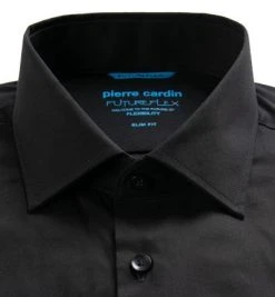 Pierre Cardin Hemd 01603/000/25801/9035 Slim Fit, Popeline, Schwarz 6 Pierre Cardin Hemd 01603/000/25801/9035 Slim Fit, Popeline, Schwarz -hemdenverkauf 357617 norm2