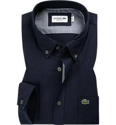 LACOSTE Hemd B.D. CH4976/423 Regular Fit, Baumwolle, Nachtblau 1 LACOSTE Hemd B.D. CH4976/423 Regular Fit, Baumwolle, Nachtblau