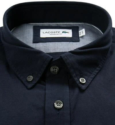 LACOSTE Hemd B.D. CH4976/423 Regular Fit, Baumwolle, Nachtblau 2 LACOSTE Hemd B.D. CH4976/423 Regular Fit, Baumwolle, Nachtblau – Bild 2