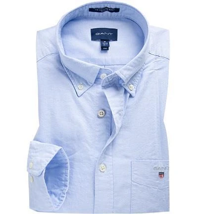 Gant Hemd 3046000/468 Regular Fit, Oxford, Hellblau 1 Gant Hemd 3046000/468 Regular Fit, Oxford, Hellblau