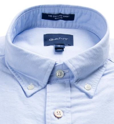 Gant Hemd 3046000/468 Regular Fit, Oxford, Hellblau 2 Gant Hemd 3046000/468 Regular Fit, Oxford, Hellblau – Bild 2