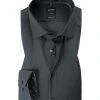 OLYMP Luxor Modern Fit 69EL 1262/69/68 Hemd, Baumwolle, Extra langer Arm, Schwarz gemustert, Schwarz