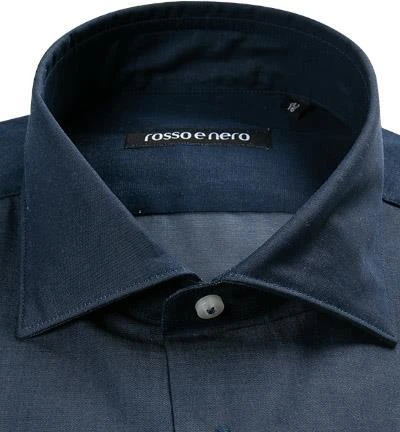 rosso e nero Hemd A97 SC/nachtblau Slim Fit, Baumwolle 2 rosso e nero Hemd A97 SC/nachtblau Slim Fit, Baumwolle – Bild 2