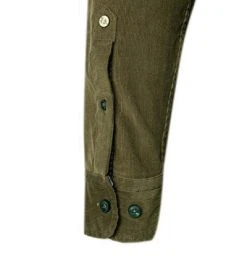 Lucky de Luca Hemd Nyro 05102/2 Cord, Grün, Olive -hemdenverkauf 358184 norm4