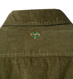 Lucky de Luca Hemd Nyro 05102/2 Cord, Grün, Olive -hemdenverkauf 358184 norm5