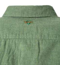 Lucky de Luca Hemd Nyro 05103/1 Flanell, Olivgrün, Grün -hemdenverkauf 358185 norm5