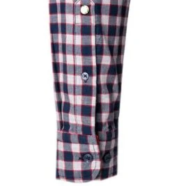 Lucky de Luca Hemd Nyro 05105/1 Baumwolle, Navy-grau kariert, Rot-blau -hemdenverkauf 358192 norm4