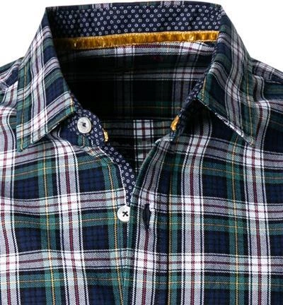 Lucky de Luca Hemd Nyro 05111/2 Twill, Grün kariert, Grün-weiß-indigo 2 Lucky de Luca Hemd Nyro 05111/2 Twill, Grün kariert, Grün-weiß-indigo – Bild 2