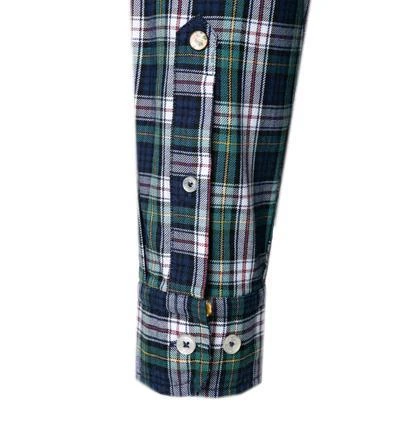 Lucky de Luca Hemd Nyro 05111/2 Twill, Grün kariert, Grün-weiß-indigo 4 Lucky de Luca Hemd Nyro 05111/2 Twill, Grün kariert, Grün-weiß-indigo – Bild 4