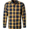 Lucky de Luca Hemd Nyro 05112/1 Twill, Gelb kariert, Gelb-indigo