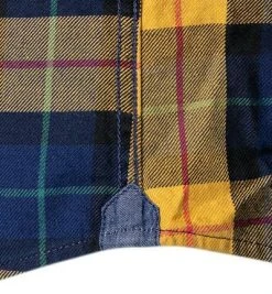 Lucky de Luca Hemd Nyro 05112/1 Twill, Gelb kariert, Gelb-indigo -hemdenverkauf 358200 norm3