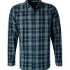 Lucky de Luca Hemd Nyro 05112/2 Twill, Grün kariert, Grün-indigo