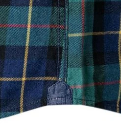 Lucky de Luca Hemd Nyro 05112/2 Twill, Grün kariert, Grün-indigo -hemdenverkauf 358201 norm3