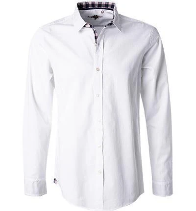 Lucky de Luca Hemd Nyro 05113/1 Twill, Weiß 1 Lucky de Luca Hemd Nyro 05113/1 Twill, Weiß