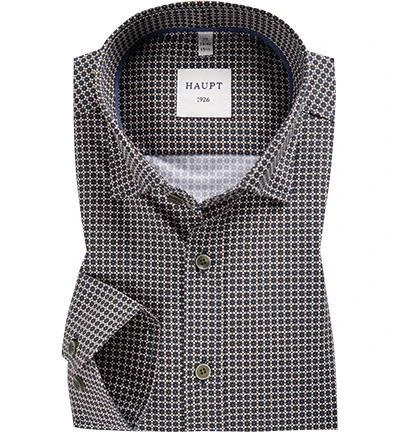 Haupt Hemd 70520217238/40706 Modern Fit, Baumwolle, Indigo gemustert, Indigo 2 Haupt Hemd 70520217238/40706 Modern Fit, Baumwolle, Indigo gemustert, Indigo – Bild 2