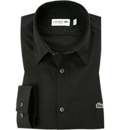 LACOSTE Hemd CH2668/HDE Slim Fit, Baumwolle, Nachtblau