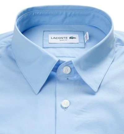 LACOSTE Hemd CH2668/HBP Slim Fit, Baumwolle, Hellblau 2 LACOSTE Hemd CH2668/HBP Slim Fit, Baumwolle, Hellblau – Bild 2