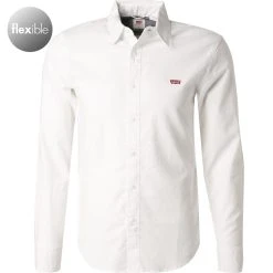 Levi's® Hemd 86625/0002 Slim Fit, Flanell, Weiß
