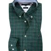 Tommy Hilfiger Hemd MW0MW15052/0N1 Slim Fit, Baumwolle, Jägergrün kariert, Jägergrün