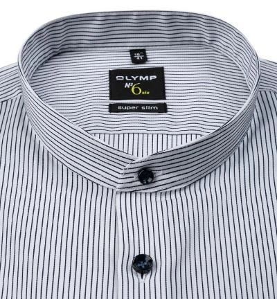 OLYMP No. Six Super Slim 2588/74/18 Hemd, Super Slim Fit, Baumwolle, Marineblau-weiß gestreift, Marine 2 OLYMP No. Six Super Slim 2588/74/18 Hemd, Super Slim Fit, Baumwolle, Marineblau-weiß gestreift, Marine – Bild 2