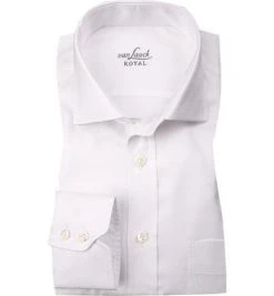 van Laack Hemd Comfort Fit 130872/RIVARA-CF/000 Baumwolle, Weiß