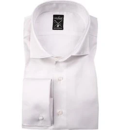 van Laack Hemd Tailor Fit 130972/MIVARA-DTF/000 Popeline, Weiß