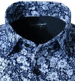 OLYMP Level Five Body Fit 2032/74/11 Hemd, Jersey geruchshemmend, Bleu gemustert, Bleu 7 OLYMP Level Five Body Fit 2032/74/11 Hemd, Jersey geruchshemmend, Bleu gemustert, Bleu -hemdenverkauf 359320 norm2