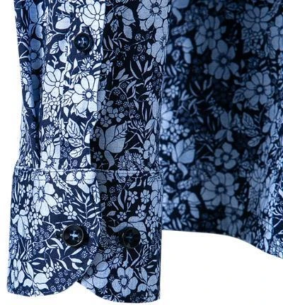 OLYMP Level Five Body Fit 2032/74/11 Hemd, Jersey geruchshemmend, Bleu gemustert, Bleu 4 OLYMP Level Five Body Fit 2032/74/11 Hemd, Jersey geruchshemmend, Bleu gemustert, Bleu – Bild 4