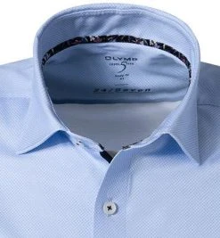 OLYMP Level Five Body Fit 2014/74/11 Hemd, Jersey, Bleu meliert, Bleu -hemdenverkauf 359553 norm2