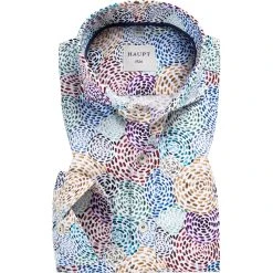 Haupt Hemd 70520517232/40109 Modern Fit, Baumwolle, Multicolour gemustert, Multicolor