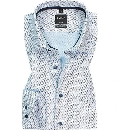 OLYMP Luxor Modern Fit 1376/74/28 Hemd, Baumwolle, Blau-braun gemustert, Braun 2 OLYMP Luxor Modern Fit 1376/74/28 Hemd, Baumwolle, Blau-braun gemustert, Braun – Bild 2